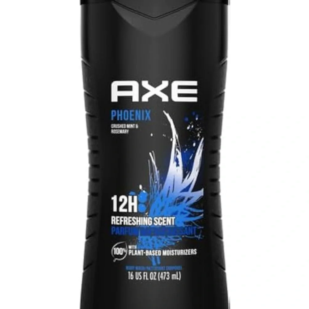 AXE Body Wash 12h Refreshing Scent Phoenix Crushed Mint and Rosemary Men's